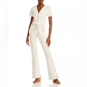 Ramy Brook
Cotton Blend Helena Zip Front Flared Leg Jumpsuit size 27